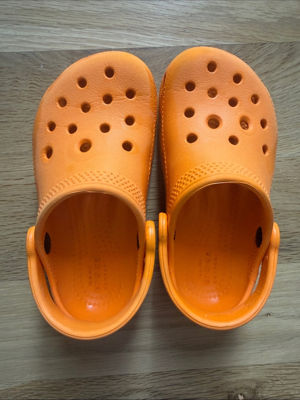 CROCS Kids Bright Orange Classic Clog